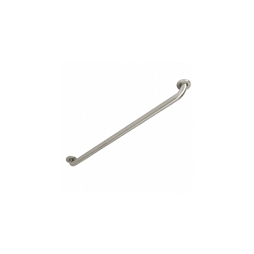 1-1/2" Diameter Brushed Stainless Steel Grab Bars - 36" Length