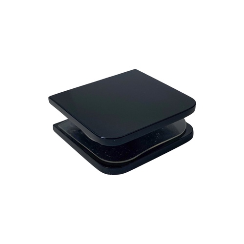 Black Traditional Style Fixed Panel U-Clamp