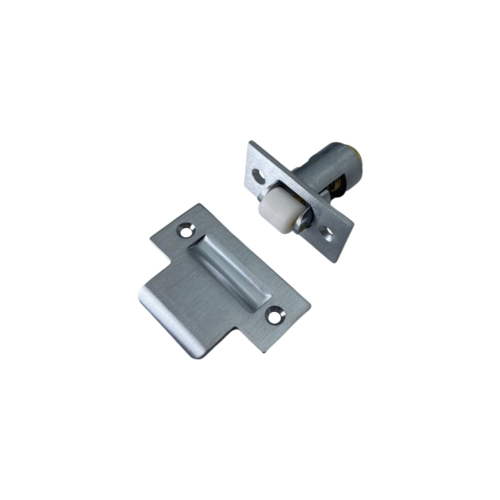 Rockwood 594 US26D Small Roller Latch with T Strike Satin Chrome Finish