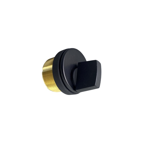 Adams Rite 4066-01 335 Thumbturn Cylinder with 1/4" Ring for MS Lock, 4900, and 2190 Black Anodized Finish