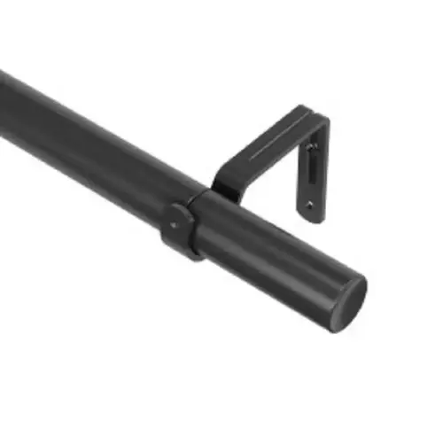 Curtain Rod Zen Matte Black 32" L X 128" L Matte