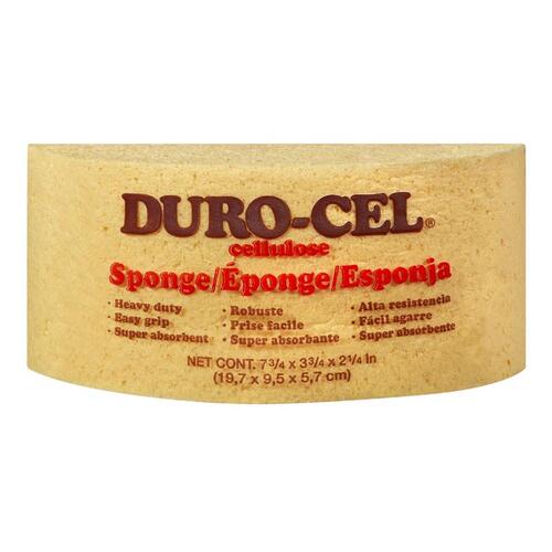 Duro-Cel 03085 Turtleback Sponge Heavy Duty For All Purpose 7-3/4" L Yellow