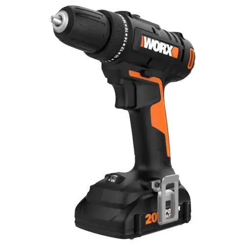 Worx WX100L Cordless Drill/Driver 20 V 3/8" Brushless Kit (Battery & Charger)