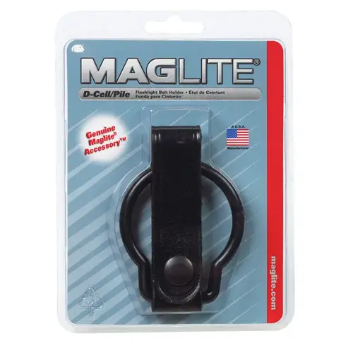 Porte-lampe De Ceinture Maglite – Pour Modèles D-Cell (gros Formats), En Cuir Et Nylon, Référence ASXD036L