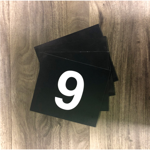 Sign Kit Impulse/Clip Strip/Wing Panel/End Cap Number KT1-36 Black