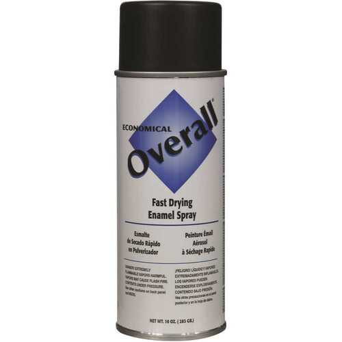 RustOleum V2404830V 10 oz. Flat Black Overall Spray Paint