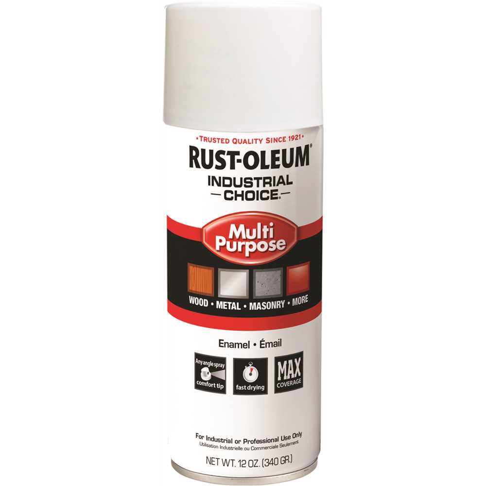 Rust-Oleum 1692830V 12 oz. Industrial Choice Gloss White Spray Paint