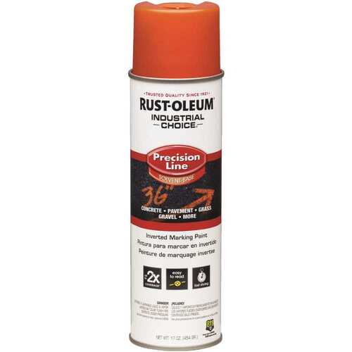 17 oz. Flat Alert Orange Inverted Marking Spray Paint