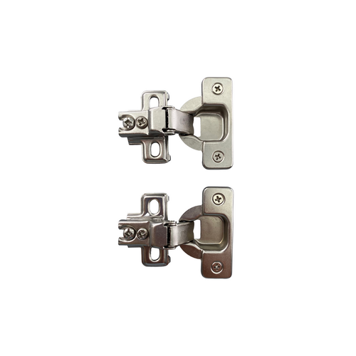 Ultra Hardware 34868 Half Overlay 120 Opening Concealed Hinge For Framed Cabinets Pair
