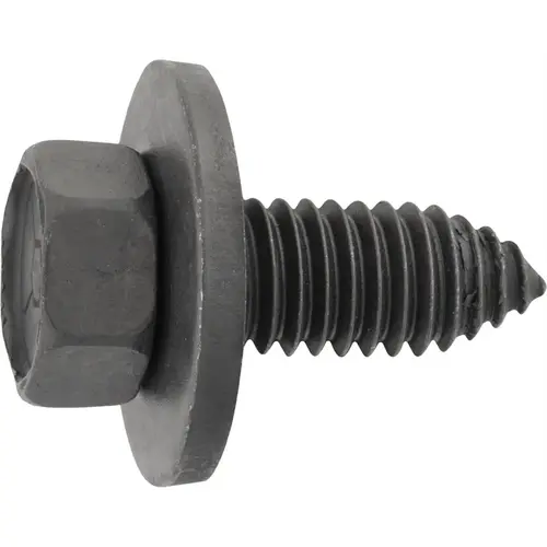 11109 Hex Head Sems CA Point Body Bolt, 3/8 in - 16 TPI x 1 in L x 9/16 in Across Flats, Phosphate