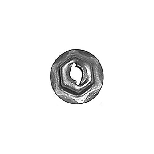 THREAD CUTTING NUT 4MM STUD SIZE - ZINC