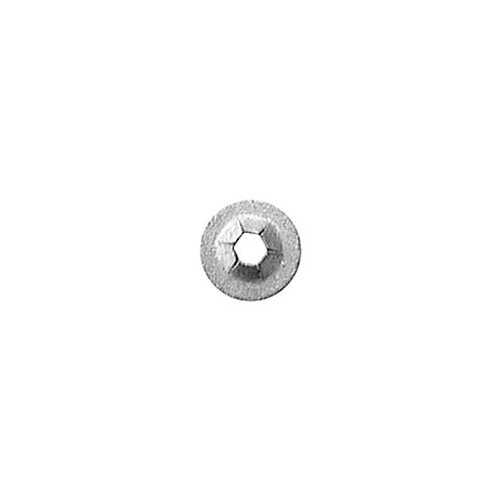 PUSH-ON RETAINER 3.2MM STUD 9.5MM OD -ZINC