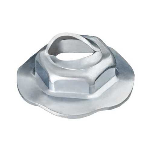 THREAD CUTTING NUT 6.3MM STUD SIZE - ZINC