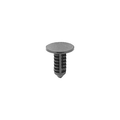 AP14021 Single Head Type 1 Fascia Retainer, 7/16 in Dia Bottom Head x 7/32 in Dia Stem, Nylon, Black