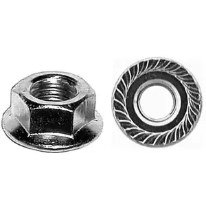 のわ AUVECO 14876 SPIN LOCK NUT W/ SERR. 3/8-16 3/4 OD Zinc Buy Now