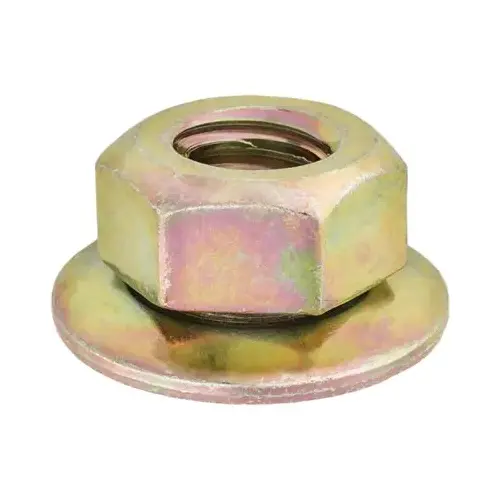 AUVECO 16770 #10-24 FREE SPINNING WASHER NUT 3/8 OD Zinc & Yellow