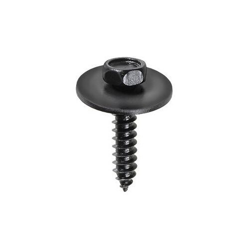 AUVECO 15373 15373 Hex Head Sems AB Point Tapping Screw, M4.2 x 1.41 mm x 20 mm L x 7 mm Across Flats, Phosphate
