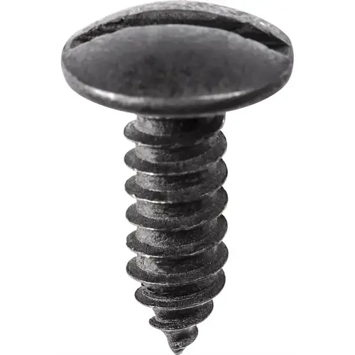 AUVECOPAK #14 X 3/4 LICENSE PLATE SCREW Black E-Coat