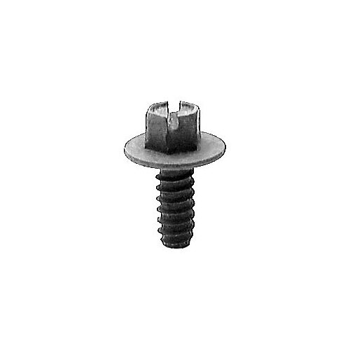 AUVECO PAK LIC PLATE SCREW SLTD HEX WSHR HD,#14 X 5/8 E-COAT