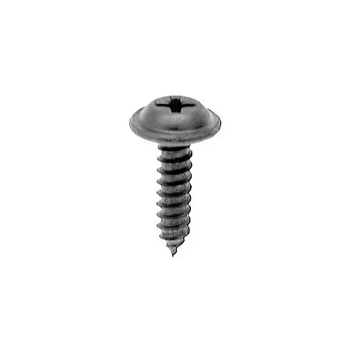 PHIL FLAT WSHR HD TAP SCREW 10 X 3/4 BLACK E COAT