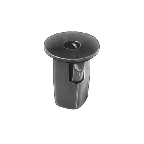 AP19194 Front and Rear Wheel Fender Liner Screw Grommet, #12 Screw x 16 mm Dia Head, Nylon, Black