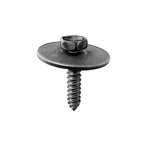 M4.2-1.41 X 20MM HEX HD SEMS TAP SCREW BLACK