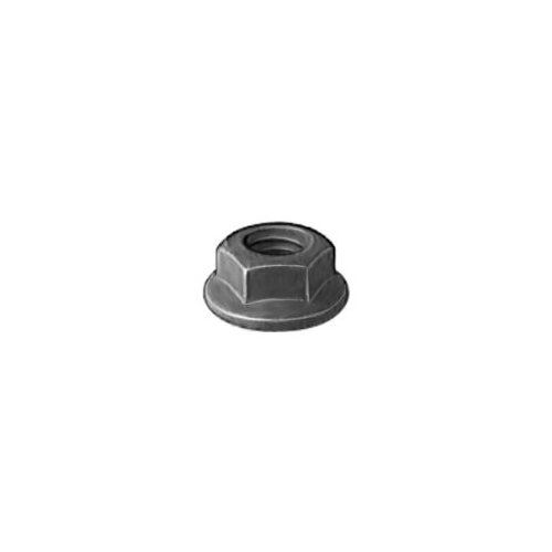 HEX FLANGE NUT M5-.8 BLACK OXIDE