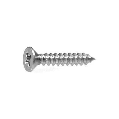 PHILLIPS FLAT HEAD TAP SCREW 6 X 1/2 ZINC AB