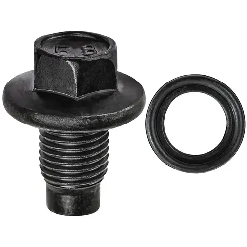 FORD OIL DRAIN PLUG W/RUBBER GSKT M14-1.5 THRD Phosphate