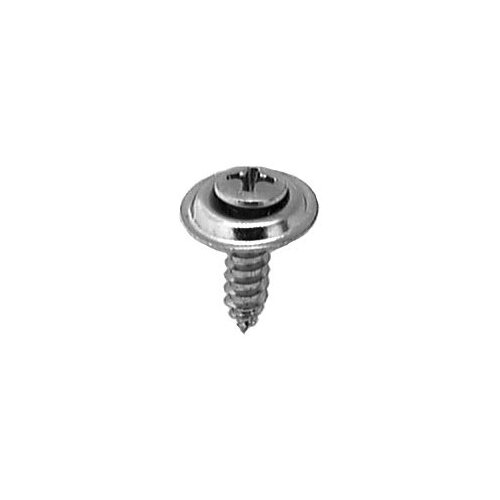 AUVECO PAK #8 X 5/8, #6HD TAPPING SCREWS Chrome