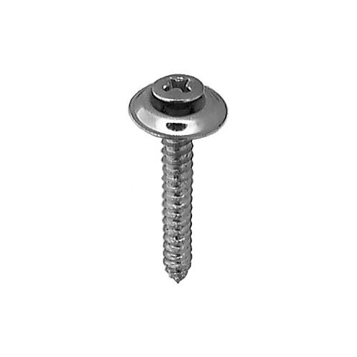 AUVECO PAK #8 X 1-1/4, #6HD TAPPING SCREWS Chrome