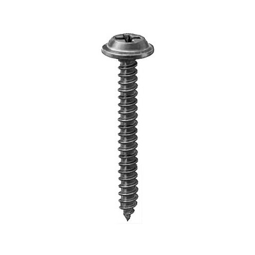 AUVECO PAK #8 X 1-1/2 TAPPING SCREWS Black E-Coat