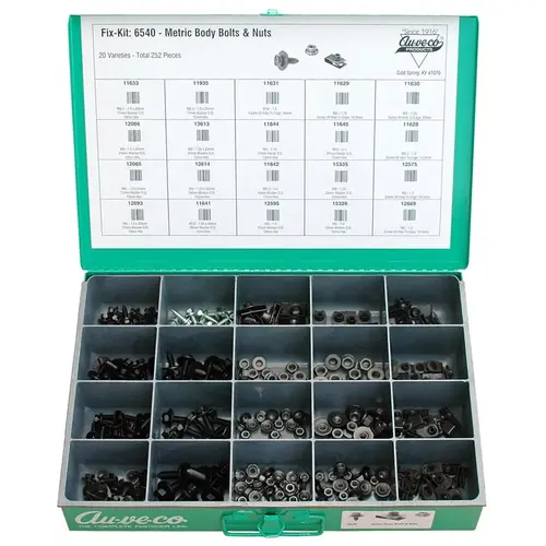 METRIC BODY BOLT AND NUT KIT