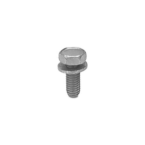 HEX HEAD SEMS BODY BOLT M6-1.0 X 12MM Zinc & Yellow Dichromate