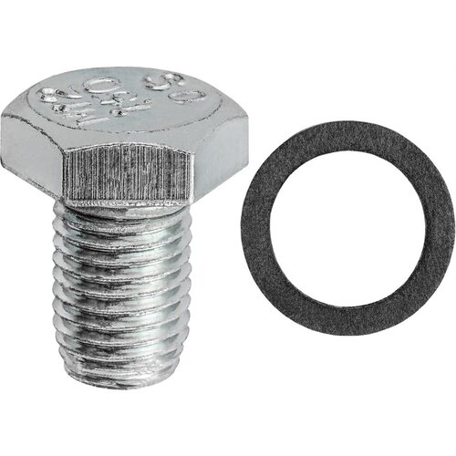 OVERSIZE OIL DRAIN PLUG WITH GASKET Zinc