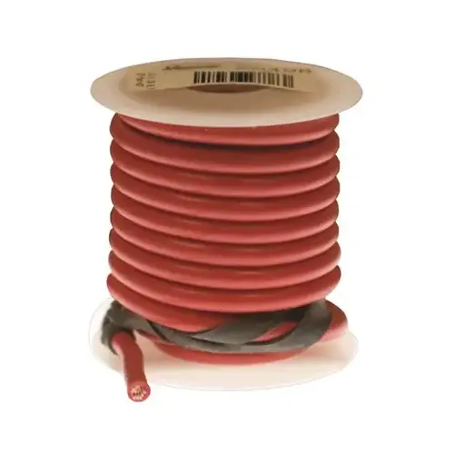 PLASTIC PRIMARY WIRE RED 100' 10 GAUGE