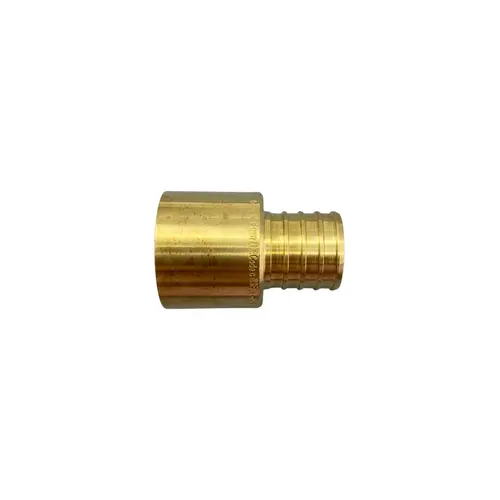 Pipe Adapter, 1 in, PEX x Female Solder, Brass, 200 psi Pressure