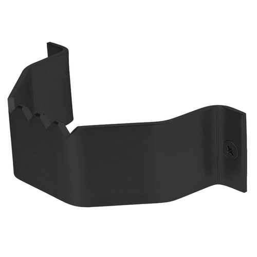 6 in. Black Suede Foot Pull with 3-1/4 in. Projection, 3/16 in. Plate Thickness