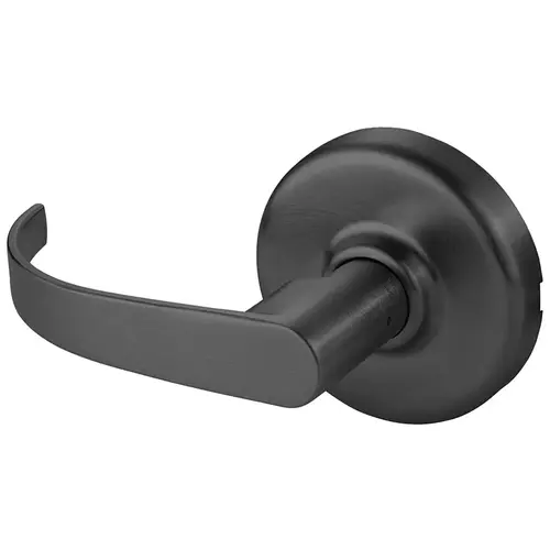 Grade 2 Half Dummy Trim Cylindrical Lock, Princeton Lever, Black Suede Powder Coat Finish, Non-handed Black Suede Powder Coat