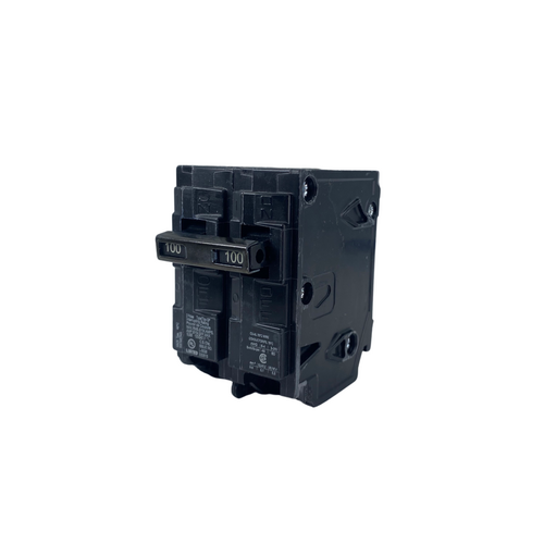 Siemens Q2100 Circuit Breaker, Mini, 100 A, 2 Pole, 120/240 V, Fixed