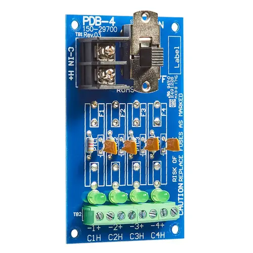 Power Distribution Board 4 PTC Output, 1.93 Amp Each