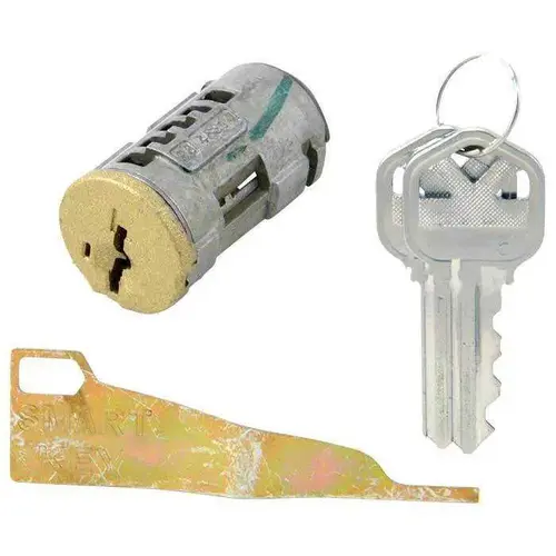 Kwikset 83279-3 Smart Cylinder for Knob and Lever Bright Brass Finish