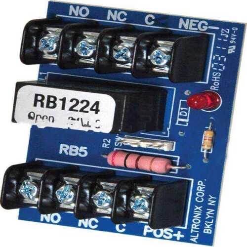 Altronix RB1224 12 and 24 Volt DC Relay Module