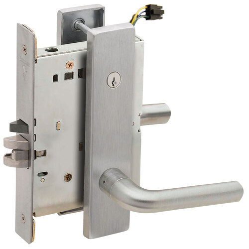 Electric Mortise Lock Satin Chrome