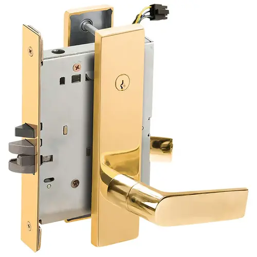 Electric Mortise Lock Bright Chrome