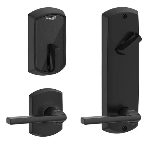 Deadbolts and Deadlatches Flat Black Coated