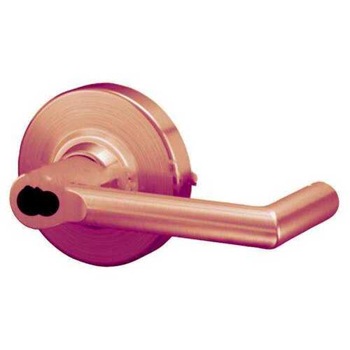 ALX Series Grade 2 Storeroom Boardwalk Lever Lock with Large Format IC Prep Less Core; 47267042 Deadlatch; and 47267101 ANSI Strike Satin Bronze Finish