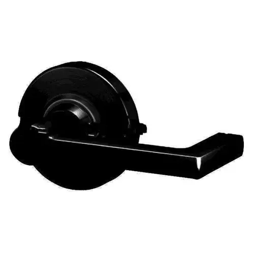 ALX Series Grade 2 Entry Longitude Lever Lock Less Cylinder with 47267042 Deadlatch and 47267101 ANSI Strike Matte Black Finish