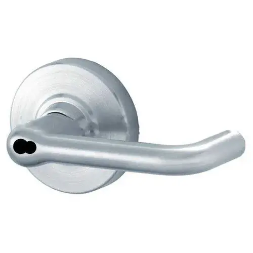 ALX Series Grade 2 Entry Tubular Lever Lock with Large Format IC Prep Less Core; 47267042 Deadlatch; and 47267101 ANSI Strike Bright Chrome Finish