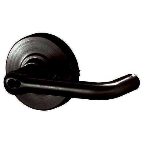 ALX Series Grade 2 Entry Tubular Lever Lock with Large Format IC Prep Less Core; 47267042 Deadlatch; and 47267101 ANSI Strike Aged Bronze Finish